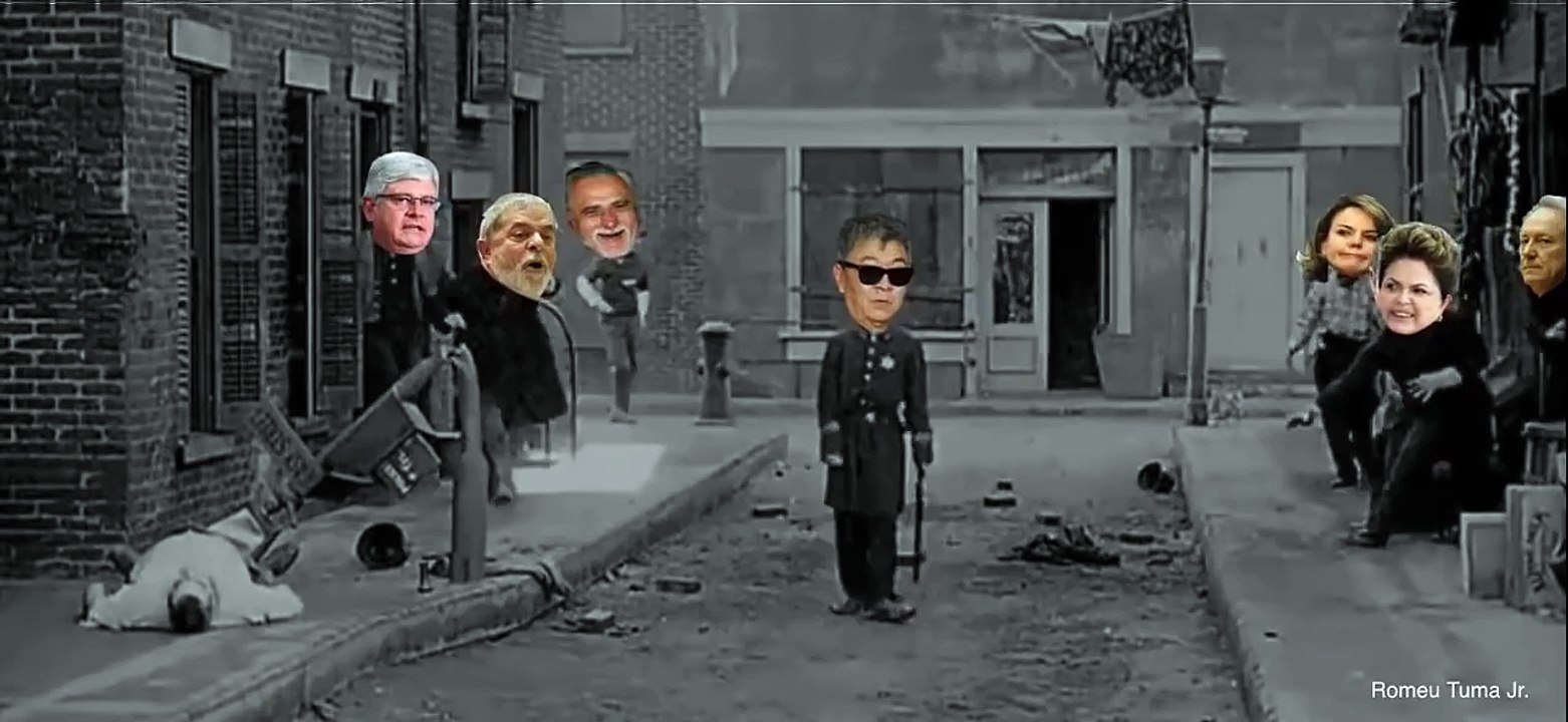 Lula, Dilma e sua quadrilha! Olha o medo do Japonês da PRF!