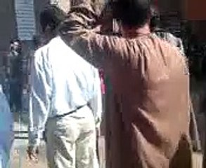 Demonstrations,families of massacre victims are demonstrating in Nag Hammadi Nag Hammadi Hospital P1