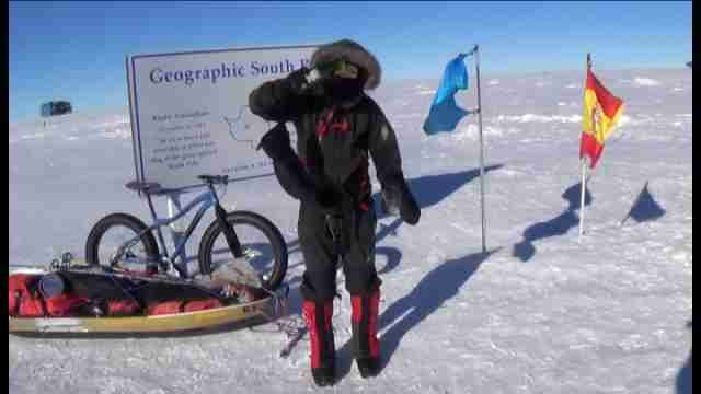 Juan Menéndez: del Polo Sur al desierto chileno de Atacama en bicicleta