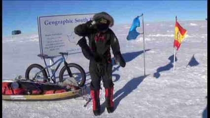 Juan Menéndez: del Polo Sur al desierto chileno de Atacama en bicicleta