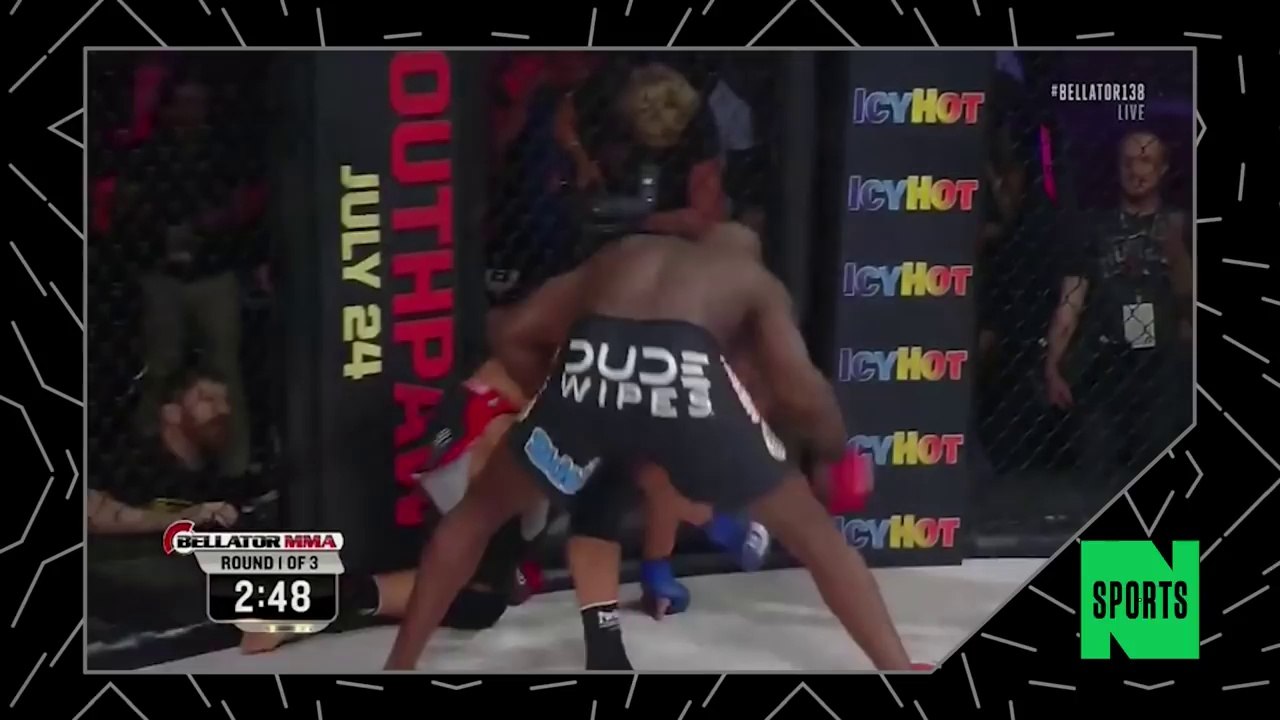 Kimbo Slice Escapes Chokehold, Knocks Out Ken Shamrock Seconds Later