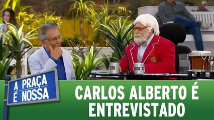 Carlos Alberto é entrevistado