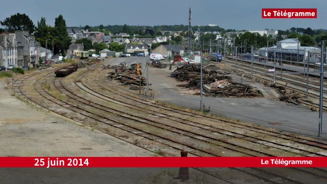 Gare de Morlaix. 30 mois de travaux en images