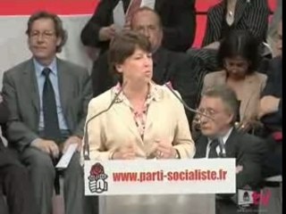 Meeting de Lille : Martine Aubry