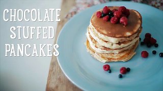 Chocolate Stuffed Pancakes [BA Recipes]