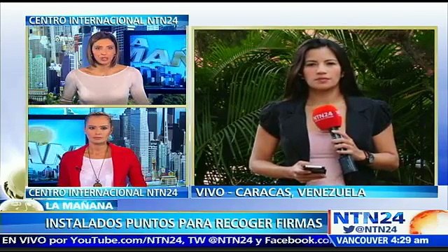 Oposición venezolana comienza recolección de firmas para convocar referendo revocatorio contra Nicolás Maduro