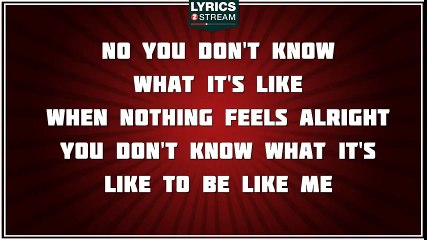 Welcome To My Life - Simple Plan tribute - Lyrics