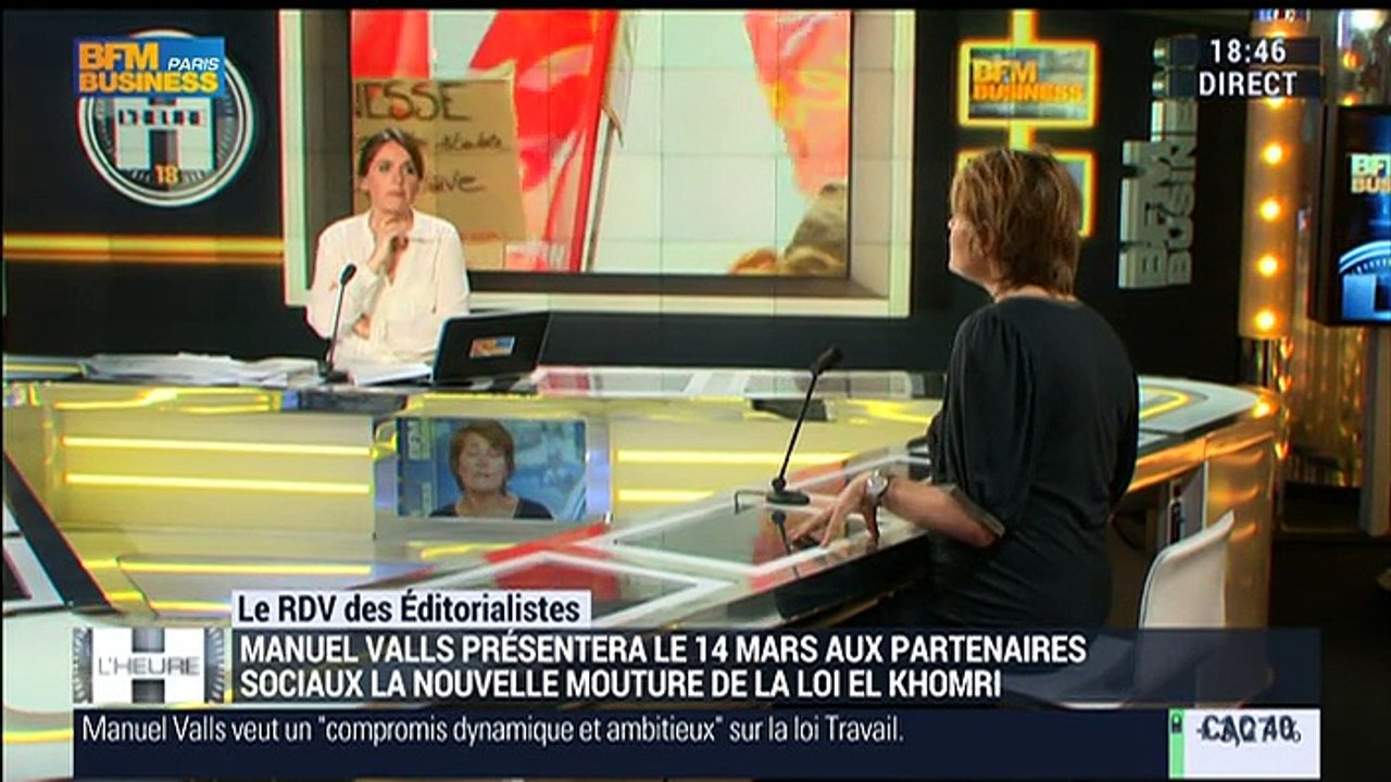 Le Rendez-Vous des Éditorialistes: Après leur rencontre avec Manuel Valls, les syndicats étudiants restent mobilisés contre la loi Travail - 11/03