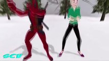 Disney Frozen Elsa & DeadPool Dancing GANGNAM STYLE