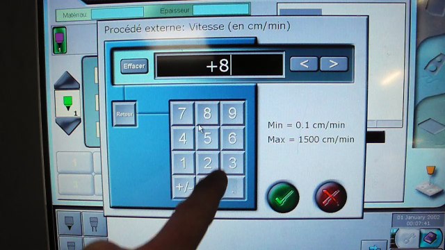 réglages paramètres