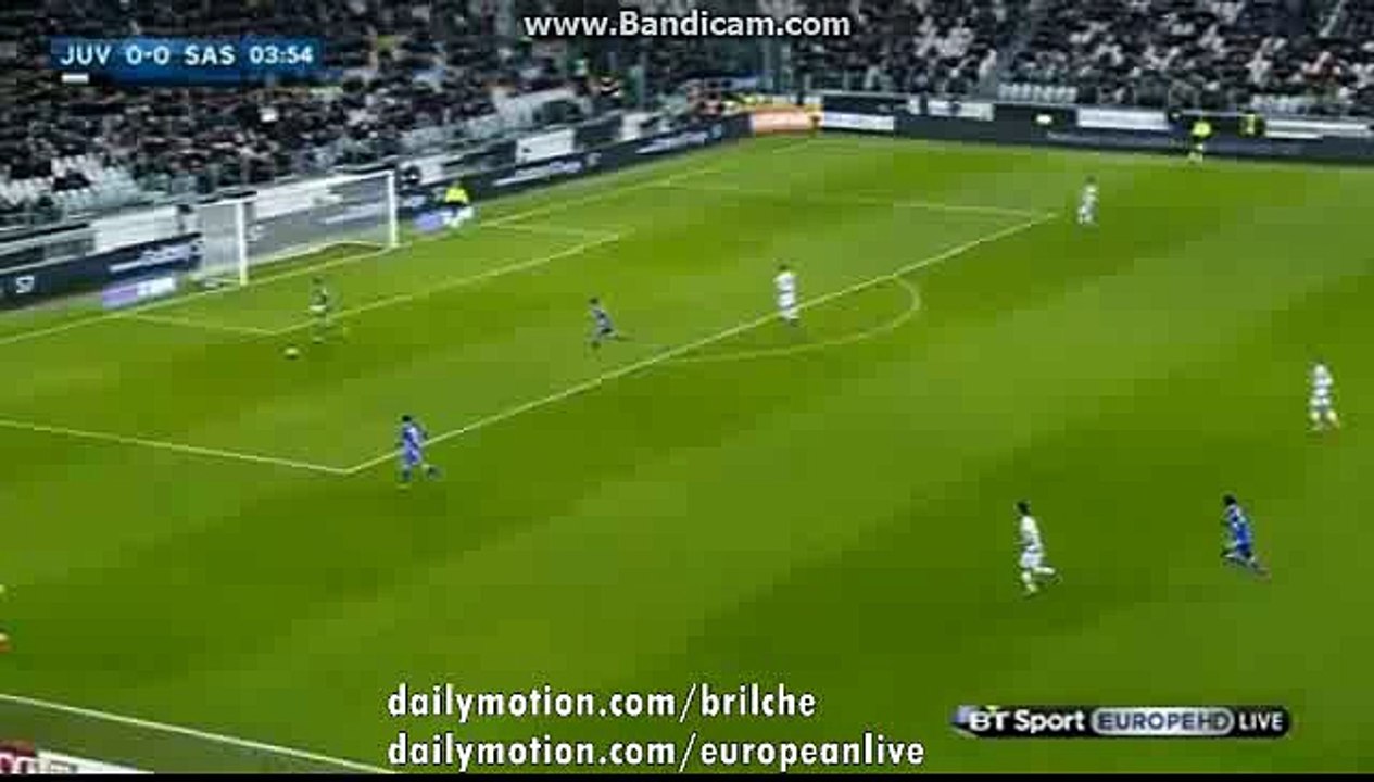 Juventus 1st Big Chance - Juventus vs Sassuolo 11.03.2016 HD