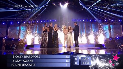 Emmelie de Forest Only Teardrops Reprise Finalen (Vinder til Malmø) Dansk Melodi Grand Pri
