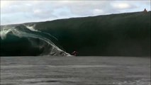 Un surfeur fait un petit tour dans la machine à laver !