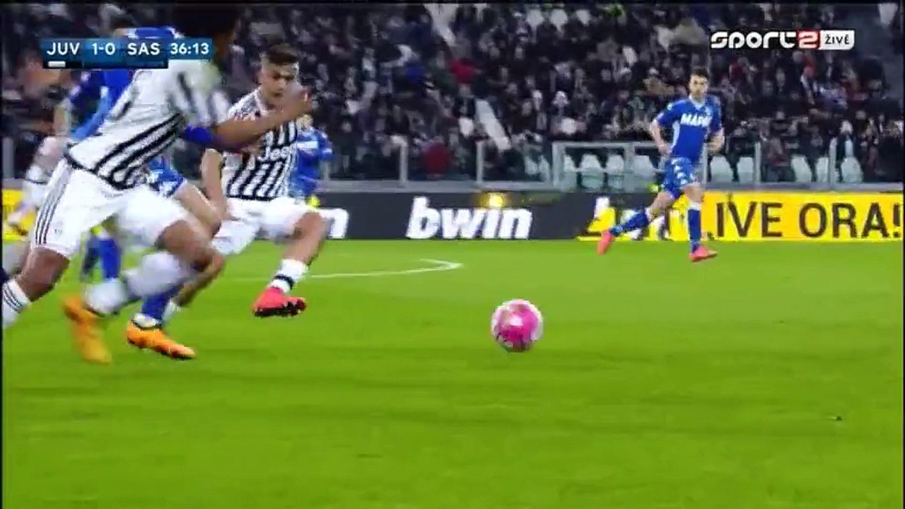 1-0 Paulo Dybala Goal Italy  Serie A - 11.03.2016, Juventus FC 1-0 Sassuolo Calcio