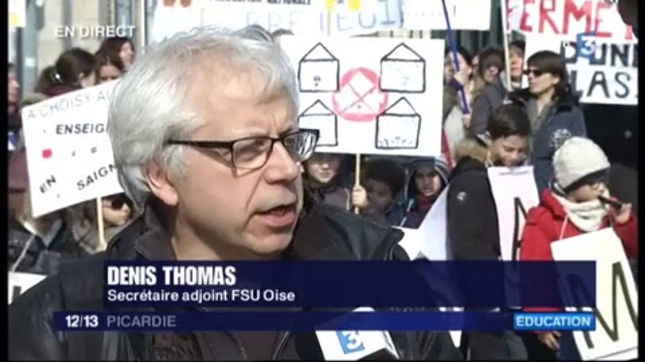 20160311-F3Pic-12-13-Beauvais-Manifestation contre les fermetures de classes dans l'Oise