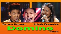 Darren Espanto The Voice Kids PH Alisah Bonaobra The Voice PH 2014 covers Domino