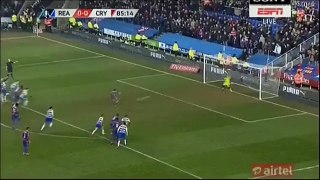 0-1 Yohan Cabaye Goal - Reading 0-1 Crystal Palace - 12.03.2016 HD  FA Cup