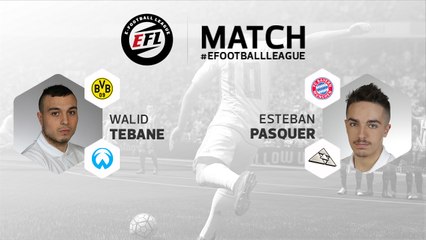 eSport - E-Football League : le résumé du match entre Walid Tebane et Esteban Pasquer