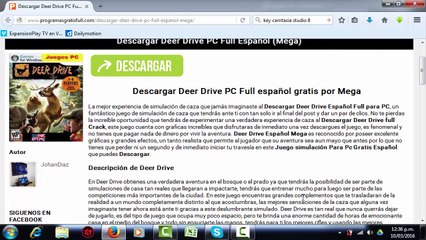 DESCARGAR JUEGO DEER DRIVE GRATIS PARA PC | programagratisfull.com