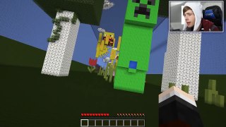Minecraft | A CREEPERS BUTT?! | Tall Dropper Custom Map #2