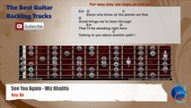 See You Again - Wiz Khalifa ft. Charlie Puth Guitar Backing Track scale, chords and lyrics