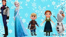 Nursery Rhymes Disney Frozen Songs for Kids Daddy Finger Family Song