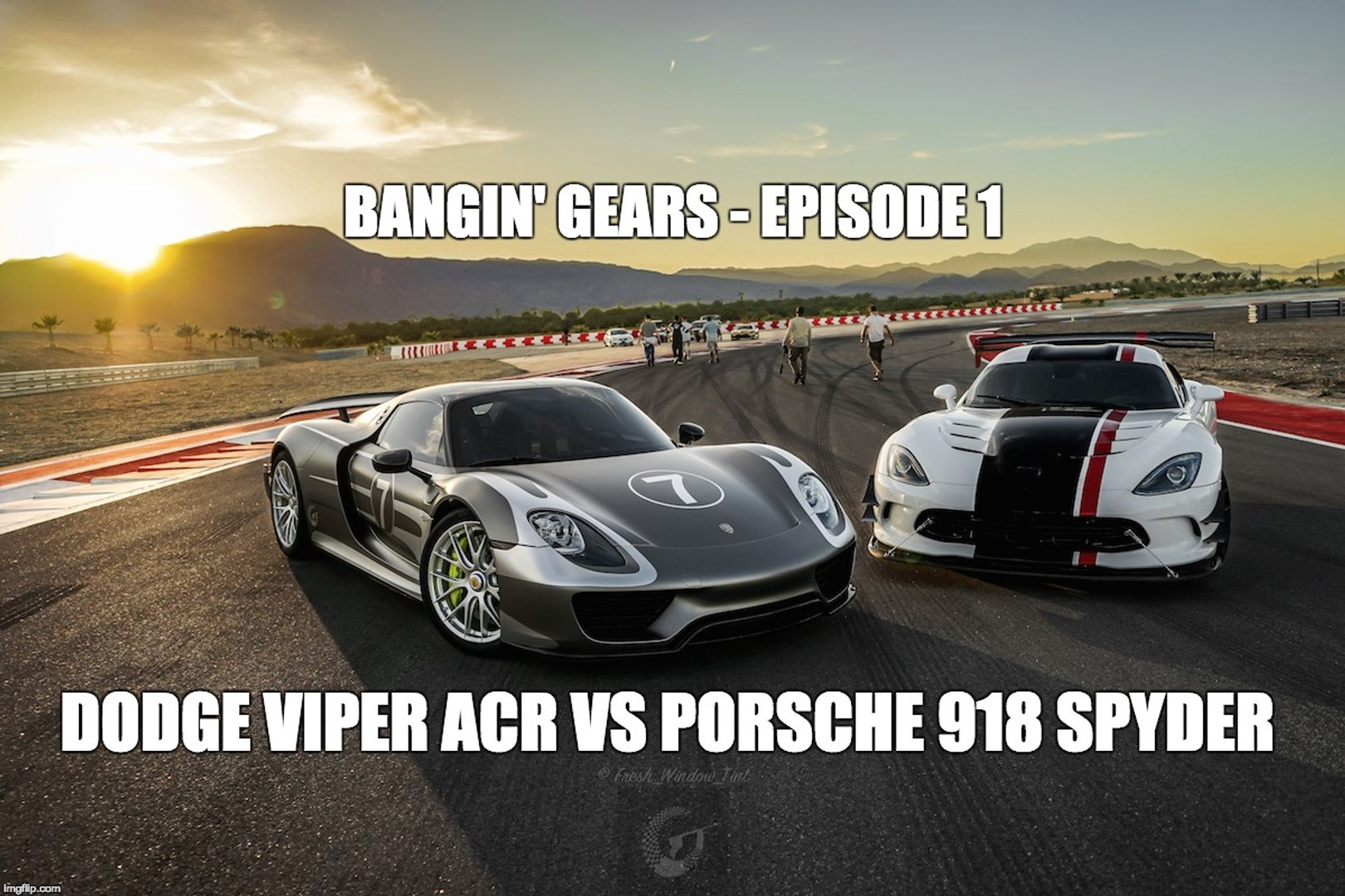 BANGIN' - Dodge Viper ACR Vs Porsche Spyder - Episode 1 - video