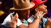 Cam Newton Dabbing at Lakers Game in Ridiculously Giant Hat