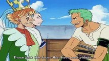 One Piece Funny Moment Nami hits Zoro