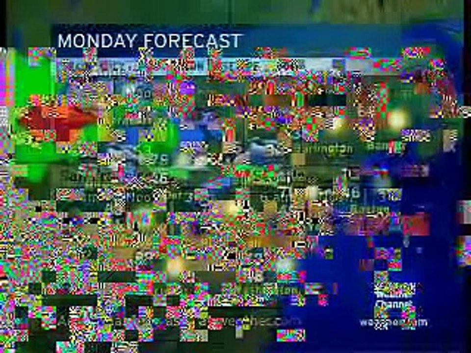 The Weather Channel Satellite Local Forecast 5/13/07 6:38PM