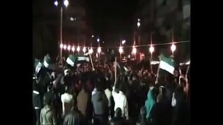 حمص القصور 21 11 مع بلبل الثورة عبد الباسط ساروتBNN