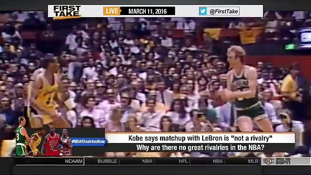 ESPN FIRST TAKE NBA- KOBE BRYANT GETS SHOTS IN DURING LAST GAME WITH LEBRON JAMES - YouTube