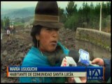 Nuevo deslave en Chimborazo ocasionó daños en la vía