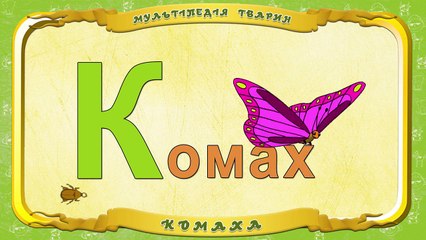 Мультіпедія тварин. Літера К Комаха