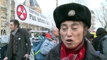 Cinq ans après Fukushima: rassemblement anti-nucléaire à Paris