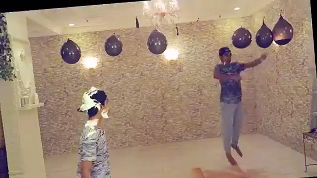 تحدي البلالين ! : تحدي خورافي بسببه دخل تراب فعيني وأنعدم أم البيت !! لايفوتكم =)