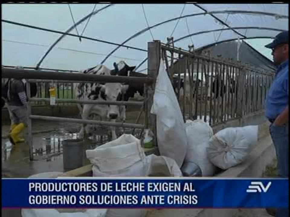 Economía: piden declarar emergencia en sector lechero