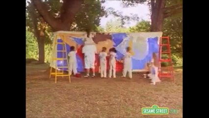 Sesame Street Kids Paint A Huge Mural of The Number entire series ALL CLEAN UPDATED VERSIO