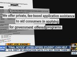 ‘Final Notice’ letter offers student loan help