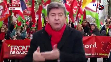 TVL : I-Média - Bobard complice entre Claire Chazal et Jean Luc Mélenchon