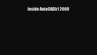 PDF Inside AutoCAD(r) 2000  Read Online