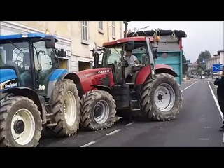 Crasch Cittiglio SP 394 Via Provinciale dir Laveno Mombello Trattore con Rimorchio contro