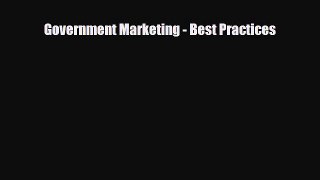 Read ‪Government Marketing - Best Practices PDF Free