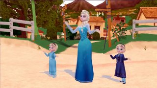 Disney Frozen Videos Nursery Rhymes Songs for Children MMD Elsa