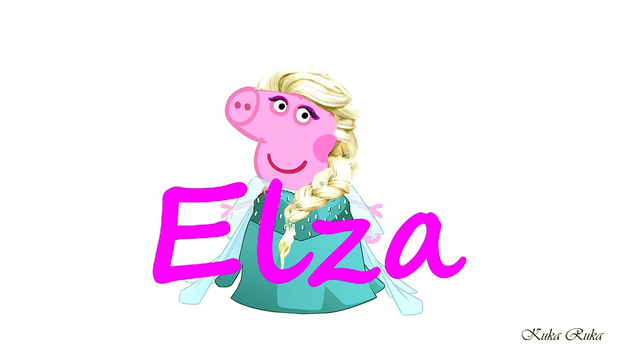 PEPPA PIG english FROZEN & SPIDERMAN & Mickey Mouse