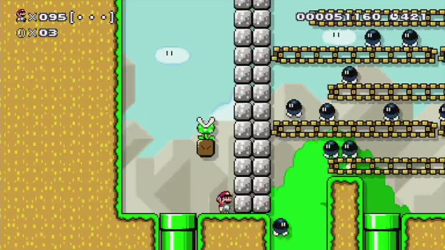 Super Mario Maker - 100 Mario Challenge 0-064 Normal - Nabbit Reward