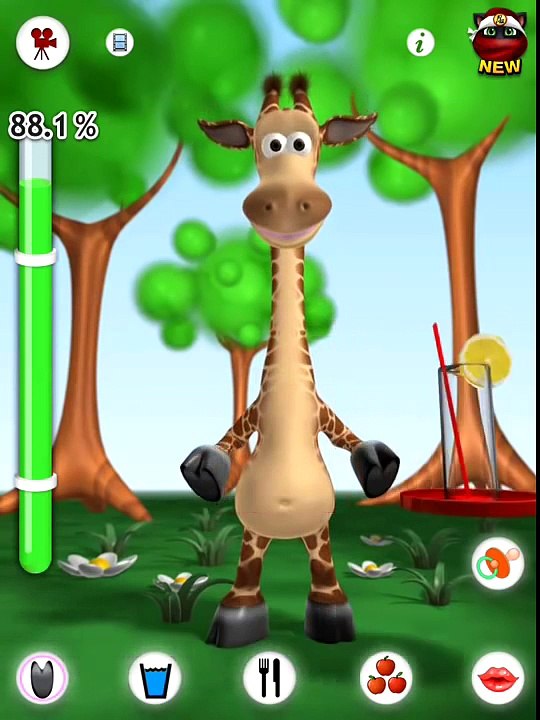 Talking Gina the Giraffe! Part 8! Try to win! Gina the Giraffe and her game!