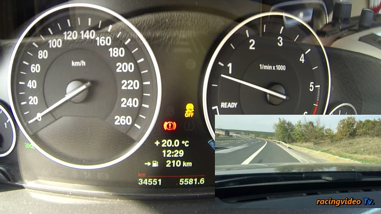 BMW F30 320d 0 240 km/h