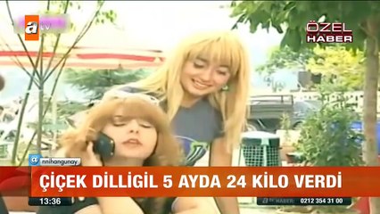 Çiçek Dilligil 5 ayda 24 kilo verdi - atv Gün Ortası
