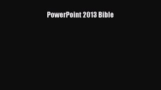 [PDF] PowerPoint 2013 Bible [Download] Online